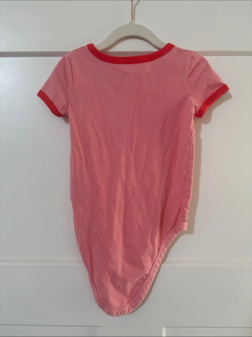 Carter’s Baby Girl Pink Short-Sleeve One-Piece Bodysuit - 